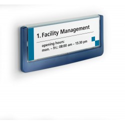 Durable  4860 07 Click Sign 149 X 52.5mm Dark Blue